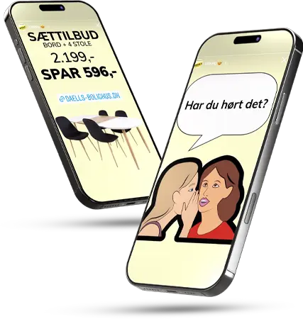 Close-up of the same two Instagram Stories with transparent background, focusing on the design and text.